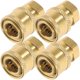 thumbnail image 1 of Adaptador de manguera de jardín de 4 piezas, conector de manguera de 1/4 de pulgada, desconexión rápida., 1 of 6