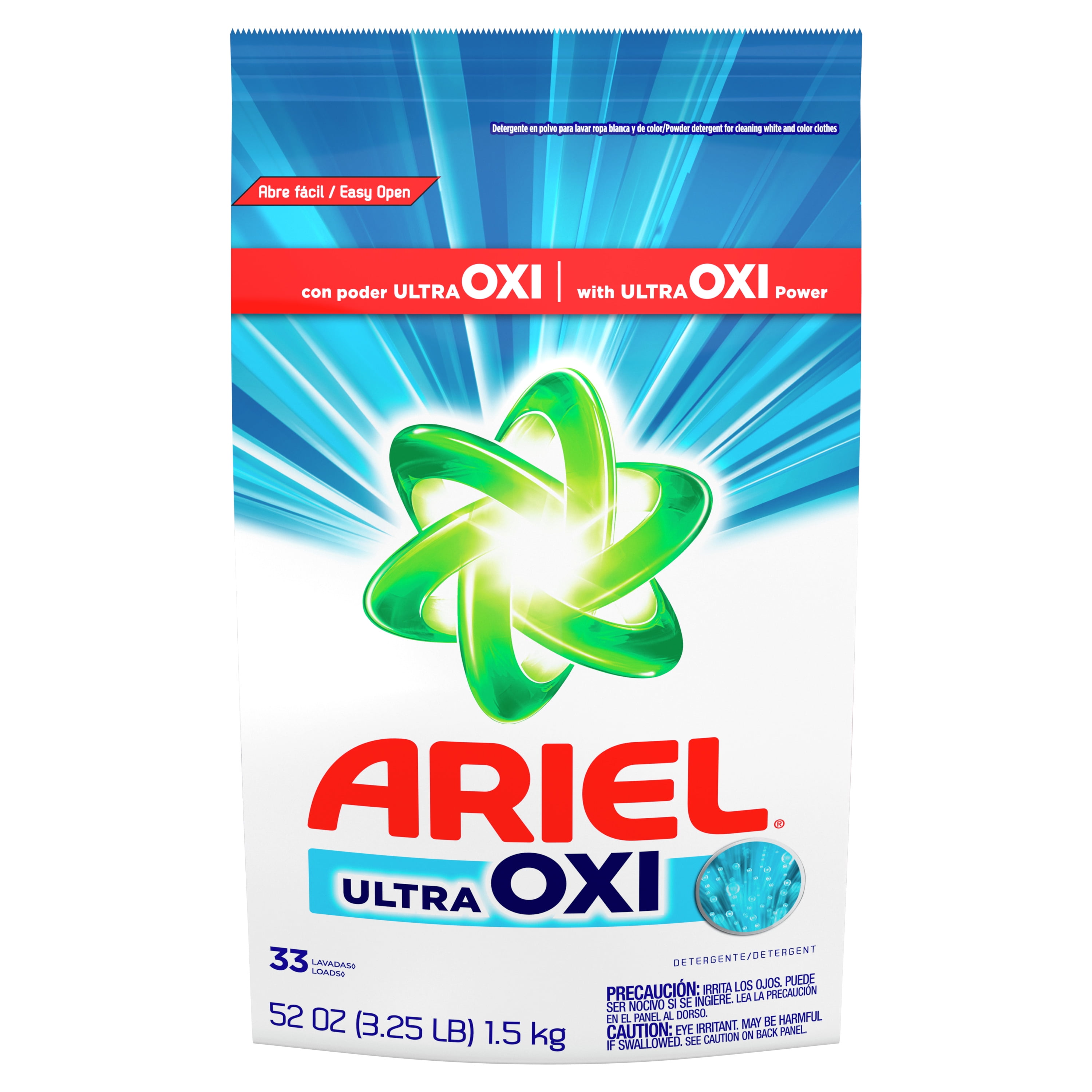 Ariel, with Ultra Oxi, Powder Laundry Detergent, 52 oz 33 loads