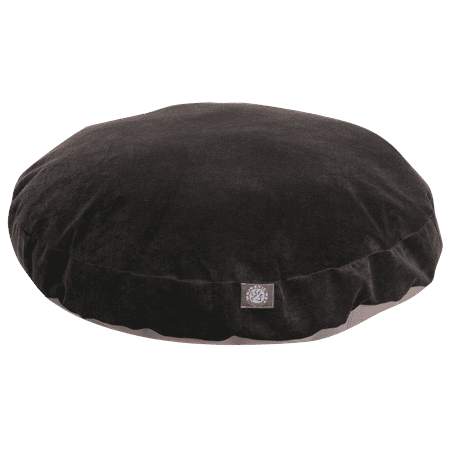 UPC: 0788995506546 | Majestic Pet | Villa Velvet Round Pet Bed For Dogs  Removable Cover  Storm  Small