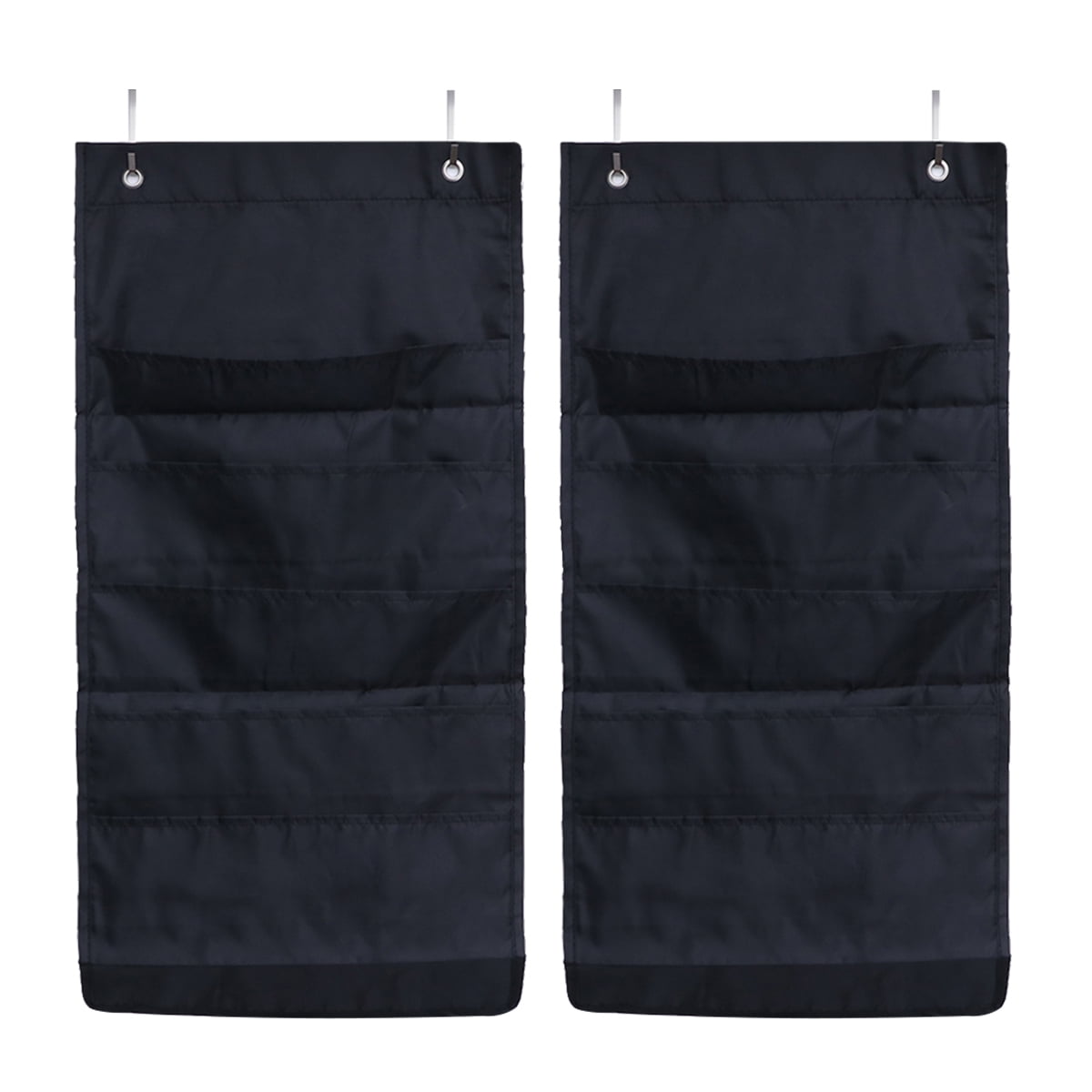 2pcs Oxford Cloth Door Back Hanging Bag Portable Multi-layer Hanging File Organizer Book Magazine Folder Pocket Over the Door Han