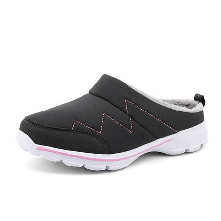 

Men Slippers Winter Warm Plush Home Indoor Couple Slippers WaterProof Soft Comfort Winter Shoes Men Footwear Large Size 36-48