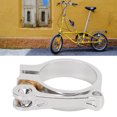 thumbnail image 4 of Collar De Tija De Sillín, Abrazadera De Tija De Sillín De Bicicleta De Liberación Rápida Antiabrasión De 41 Mm Para Bicicleta Plegable Fyydes Plata, 4 of 8