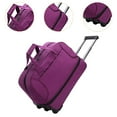 thumbnail image 6 of Rolling Duffel Bag Wheeled Luggage Trolley Bag with Heavy Duty Oxford Cloth for Men and Women Business Trips, 6 of 9