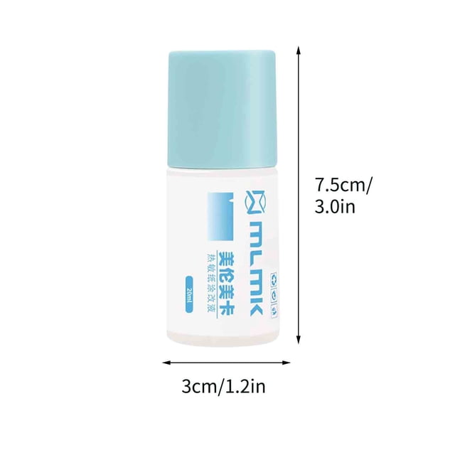 Dispositif de Couverture d'Information Étanche Protection Papier Thermique Fluide de Correction (20ml)