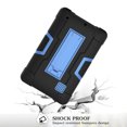 thumbnail image 6 of For RCA Voyager Pro+ 7" Case , RCA Voyager ll 7 Mignova Heavy-Duty Drop-Proof and Shock-Resistant Rugged Hybrid Case Built-in Stand For RCA 7 2016 / 2017 / RCA Voyager Pro+ 7 inch 2020(Black+Blue), 6 of 7