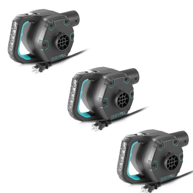 Intex Pompe à Air et Flotteur Gonflable 120 Volts AC Électrique 38.9 CFM (3 Pack)