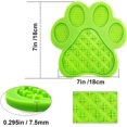 thumbnail image 5 of Almohadilla para lamer perros, dispositivo de distracción para lavado de perros, alfombrilla para perros de alimentación lenta con supersucción para perros lamiendo mantequilla de maní, baño, 5 of 5