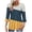 Navy, variant on LEBONYARD Womens Shirts Long Sleeve,Women's 3/4 Bell Shaped Sleeve Top Pleated V-neck Loose Fitting Dress Casual Shirt Trend Ruffle Sleeve Top Navy S