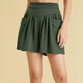 thumbnail image 2 of TRUBKH shorts for women athletic shorts for women linen shorts womens shorts casual bermuda shorts for women Green 6XL, 2 of 4