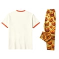thumbnail image 4 of YNGKMEA Pumpkin Face Graphic 2pcs Halloween Pajamas for Family Halloween Party Couples Pjs Festival Gathering Matching Sets Spider Graphic Jammies for Couples Kids 6 Years, 4 of 4