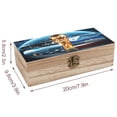 thumbnail image 2 of FIFA WORLD CUP-theme Wooden Storage Box Rustic Wood Organizer Box Decorative Keepsake Box Multipurpose Desktop Storage Chest for Home Office Jewelry Trinkets Crafts Supplies, 2 of 6