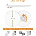 thumbnail image 2 of REJODA-16.5 Inch Dimmable LED Flush Mount Ceiling Light, 3000K-4500K-6000K 3 Color Selectable Ceiling Lamp, 36W 3240LM Luminaire Plafonnier LED Light Fixtures for Kitchen Bedroom Living Room Hallway, 2 of 4