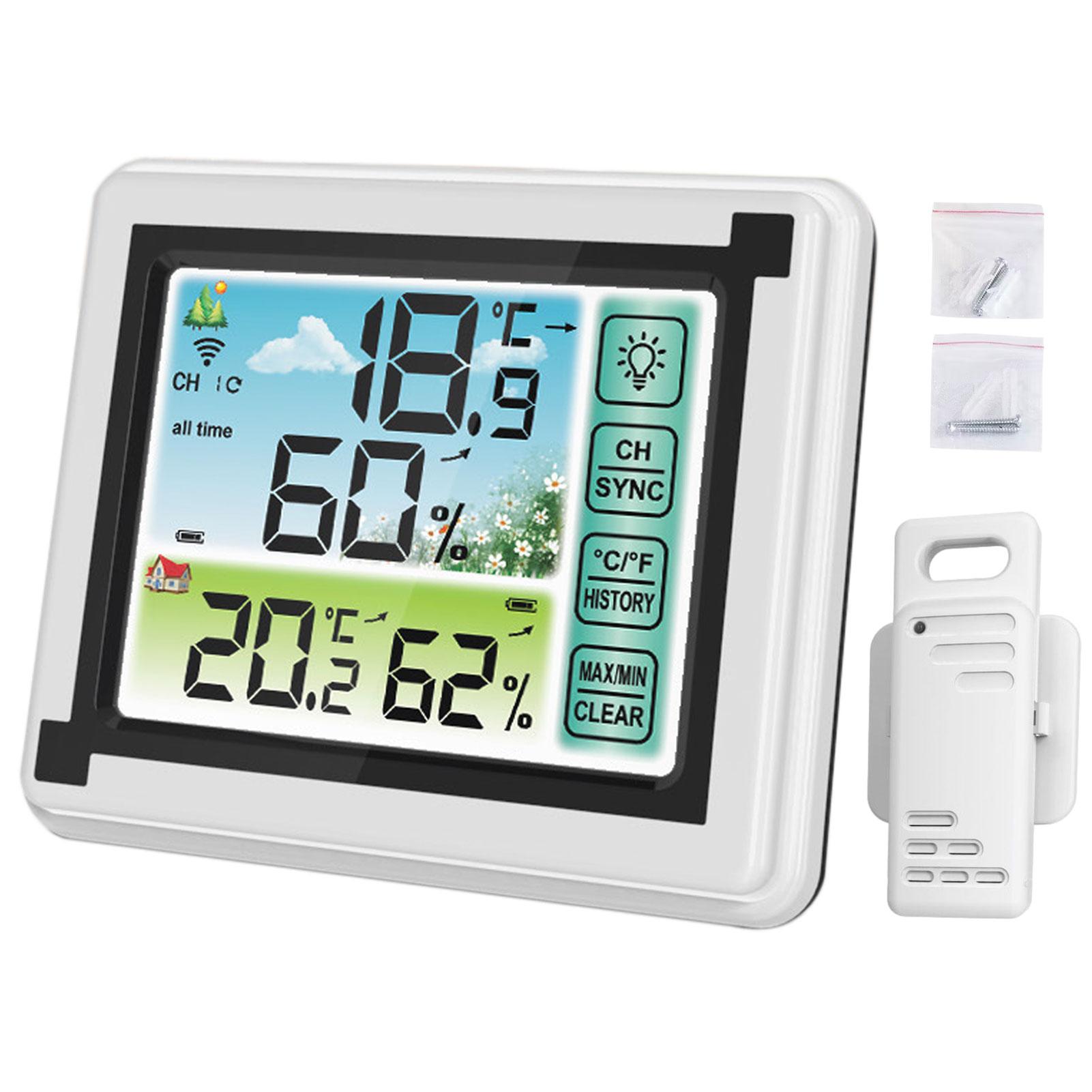 Indoor Outdoor Thermometer Wireless Digital Outdoor Temperature