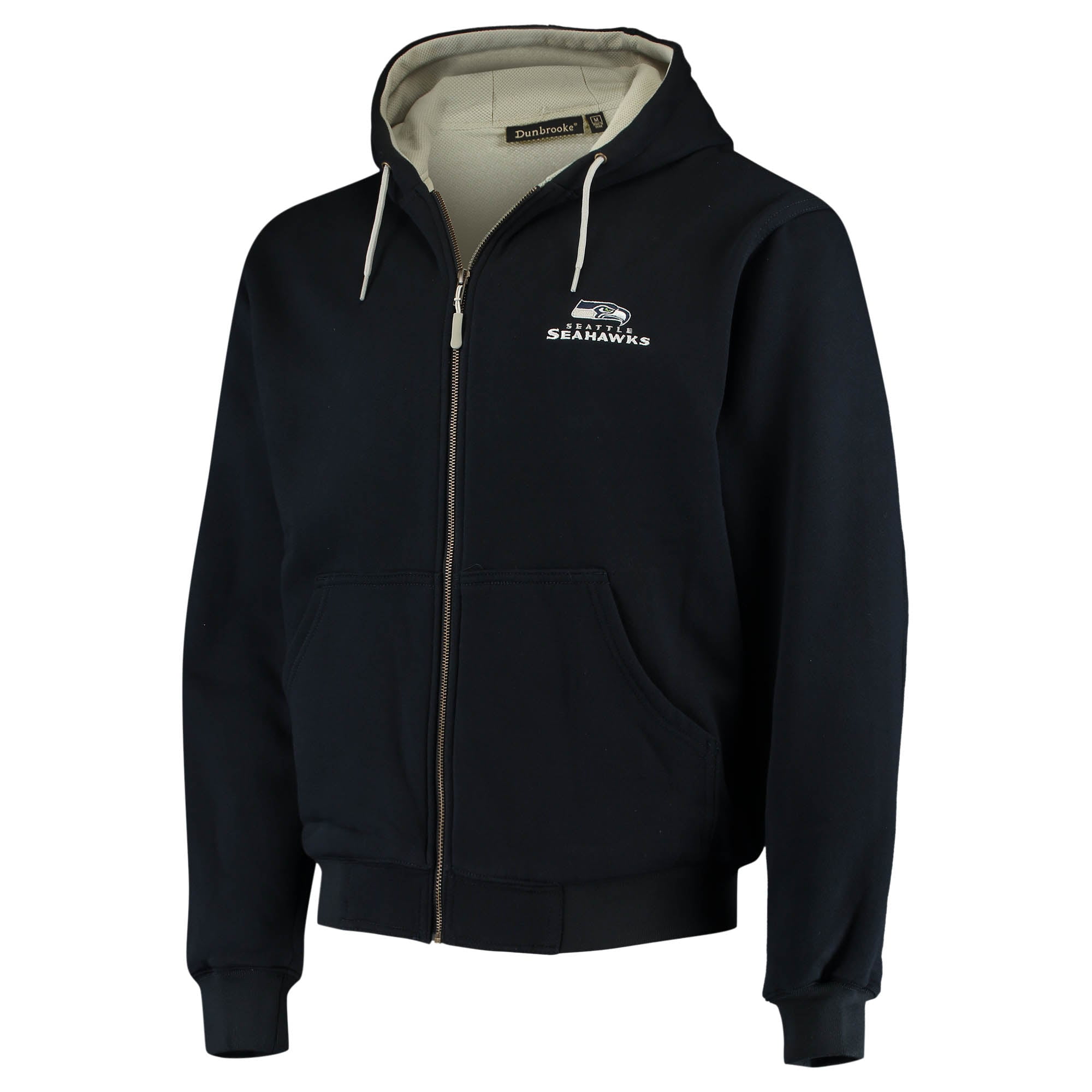 Seattle Seahawks Dunbrooke Craftsman Thermal-Lined Full-Zip Hoodie