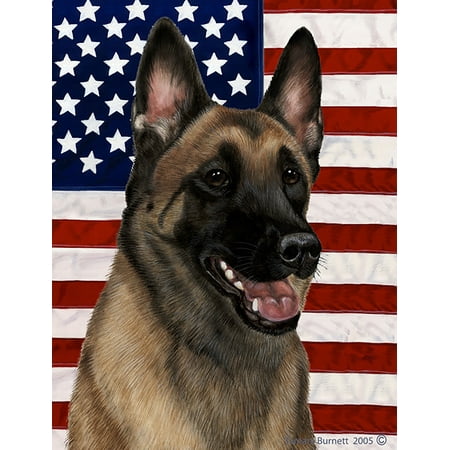 Belgian Malinois - Best of Breed Patriotic II Garden Flags