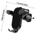 thumbnail image 3 of Car Mount Phone Holder Auto Clamping Hook Type Air Vent Mounted Cellphone Holder Automotive 360 Degree Rotating Stand, 3 of 8