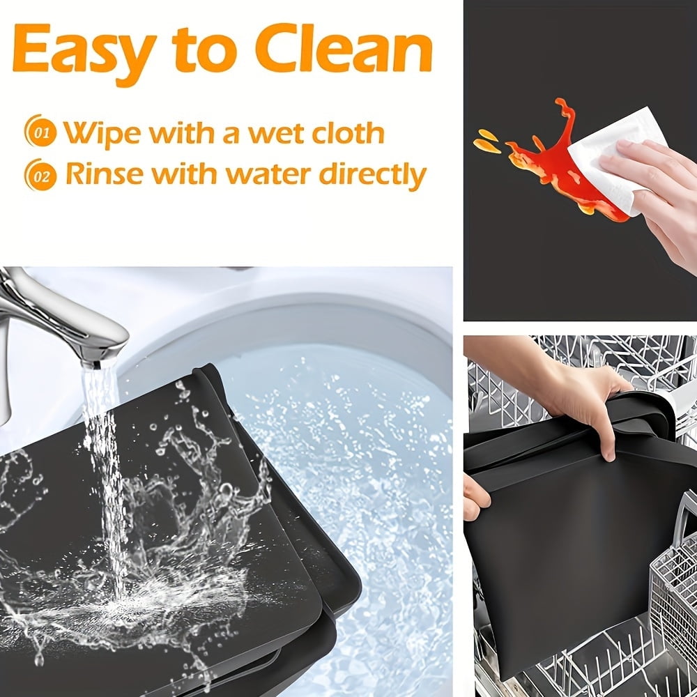Washing machine storage mat, non-slip and waterproof washing machine dryer top cover, waterproof washing machine cover, washing machine protective mat, washing machine dryer top protective mat