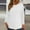 #34White, variant on Byworldtasic Flannel Sweatshirt for Women Warm Casual Long Sleeve Round Neck Tops Loose Sweatshirt Blouse