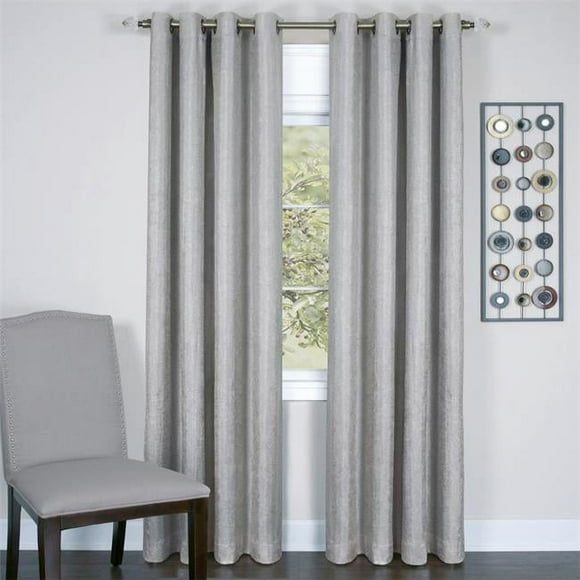 Achim Importing TYPN84SV12 Taylor - Lined Grommet Panel- Silver