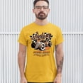 thumbnail image 3 of Tee Hunt Lucky 13 Speed Shop T-shirt Rat Rod Route 66 Vintage Racing Car Men's Tee, Yellow, Large, 3 of 5