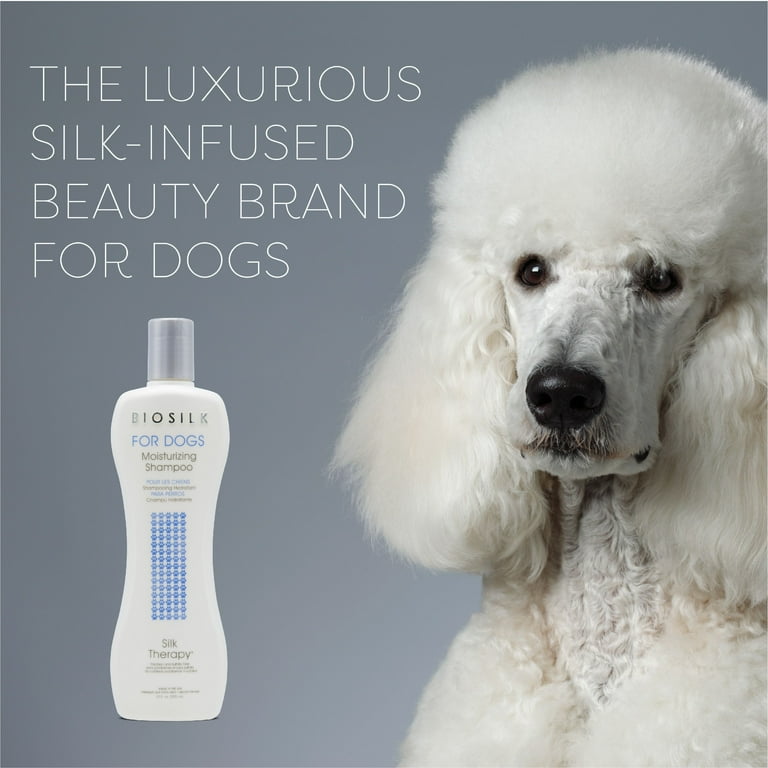 BioSilk Silk Therapy Moisturizing Dog Shampoo Great for Dry Itchy or Sensitive Skin 12 oz