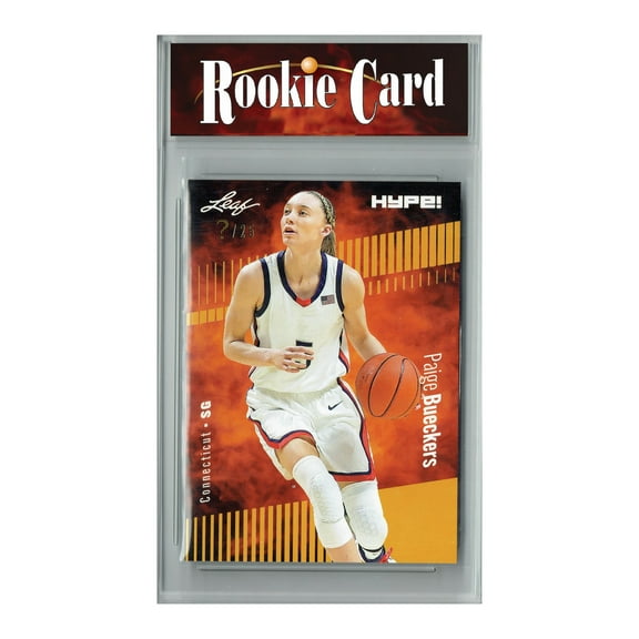Certified Mint  Paige Bueckers 2023 Leaf HYPE! #131 Gold SP, Just 25 Made Rookie Card
