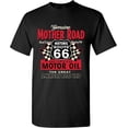 thumbnail image 2 of Camiseta de manga corta para hombre, diseño de la ruta histórica 66, 2 of 6