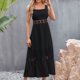 thumbnail image 1 of Vestido De Tirantes Sin Espalda Para Mujer Vestido largo de fiesta Casual Sexy Trendy Sexy Túnica Vestido Traje diario (Negro XXL) Cgtredaw Para estrenar, 1 of 1