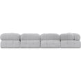 thumbnail image 3 of Meridian Furniture Ames Grey Boucle Fabric Modular Sectional, 3 of 12