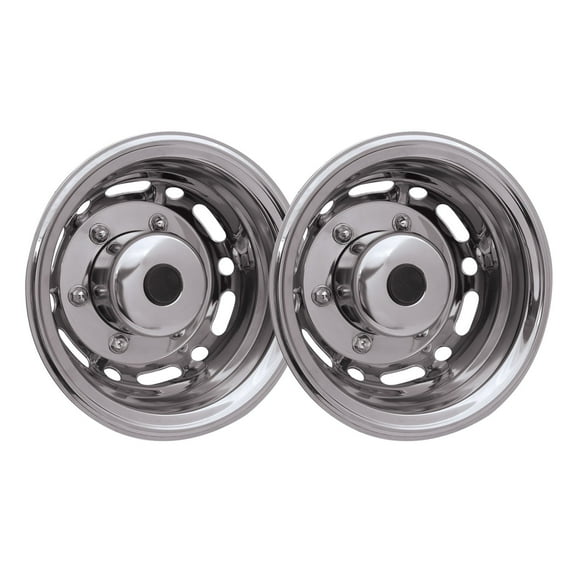 2015-2026 Ford Transit 16" Dual Wheel Simulator Hubcaps Chrome Rear 2Pcs