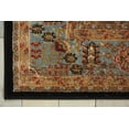 thumbnail image 5 of Nourison Delano Traditional Black/Blue 5'3" x 7'3" Area Rug, (5x7), 5 of 6