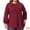 Burgundy, variant on DARING DIVA Women's Plus Tops Crew Neck Button Decor Pullover Blouses 1X Green