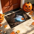 thumbnail image 5 of Nnndbs Halloween Optical Illusion Rug, 3D Visual Trap Floor Mat, Non Scary Carpet for Entryway Living Room Home Halloween Decor, 5 of 7