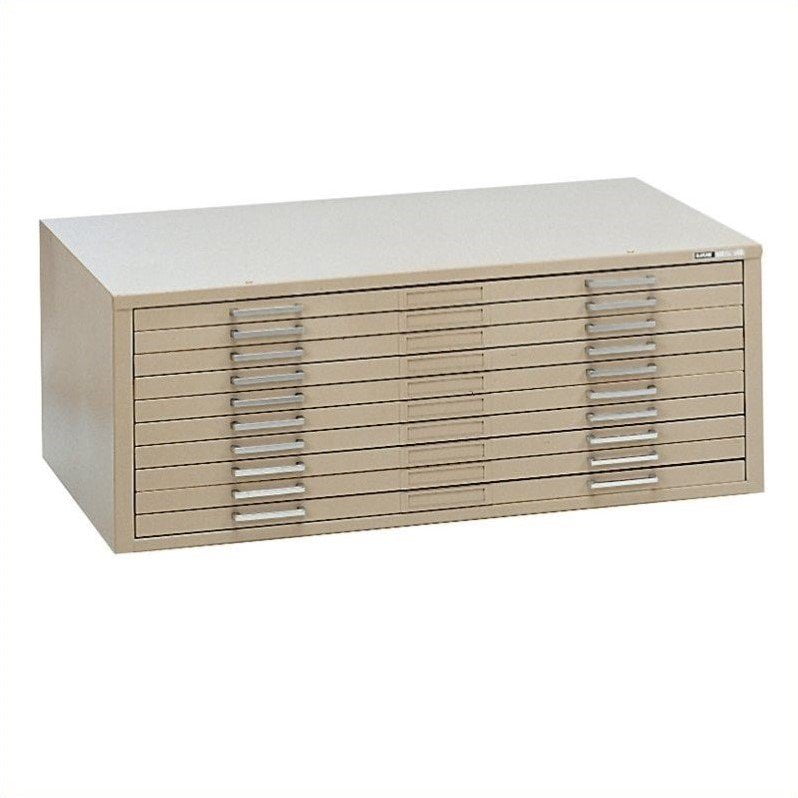 Mayline CFiles 10 Drawer Metal Flat Files