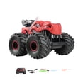 thumbnail image 1 of Coche de dinosaurio de control remoto con rociador y sonido ligero, juguete de coche de dinosaurio RC realista simulado juguete de coche eléctrico RC rojo, 1 of 8