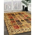 thumbnail image 2 of Ahgly Company Indoor Rectangle Traditional Dark Sienna Brown Persian Area Rugs, 7' x 10', 2 of 6