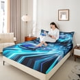 thumbnail image 4 of Castle Fairy Sport Car Queen Sheet Sets for Children Teens Adults,Speed Race Car Bed Set, 4 of 7