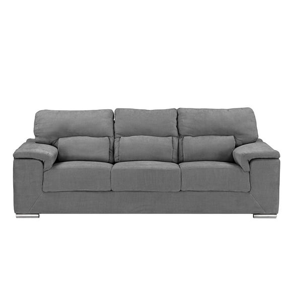Sofá TRINITY Kaizen 3 Plazas Gris Oscuro para Sala
