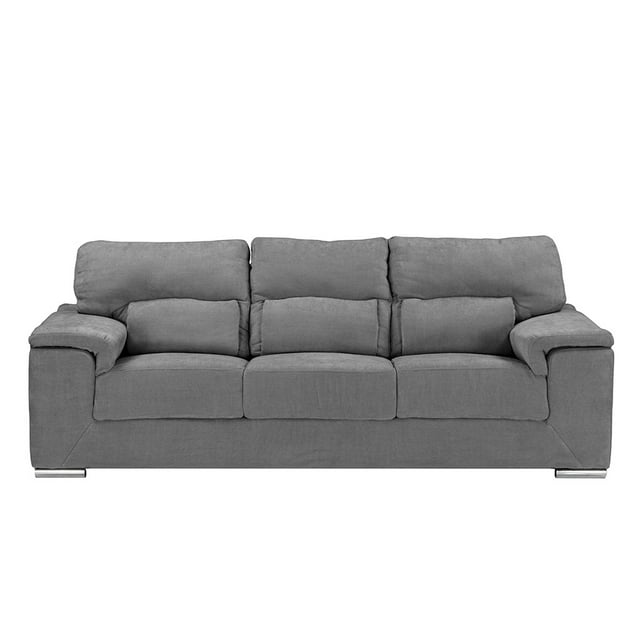 Sofá TRINITY Kaizen 3 Plazas Gris Oscuro para Sala