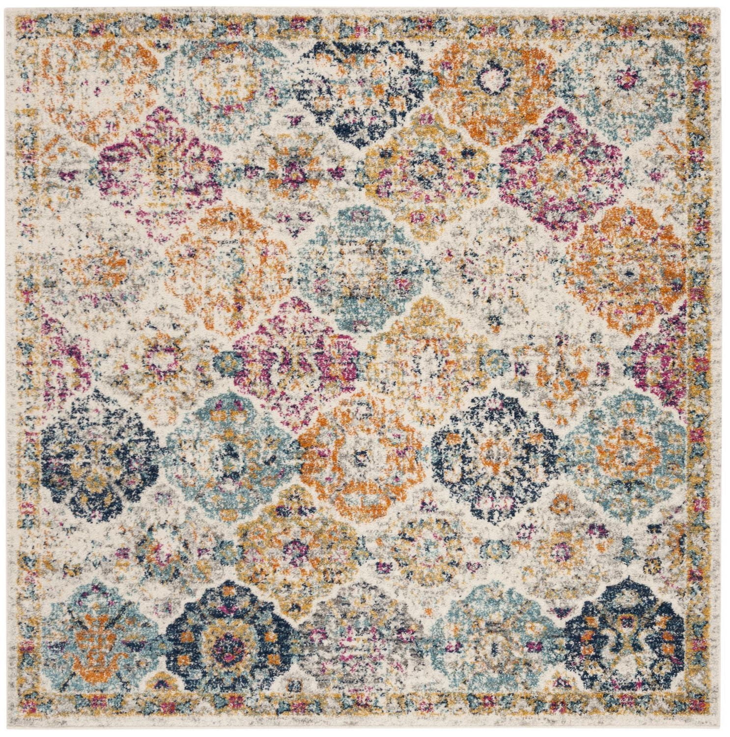 SAFAVIEH Madison Judith Geometric Floral Area Rug