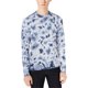 thumbnail image 1 of Michael Kors suéter acanalado para hombre, azul, mediano, 1 of 1