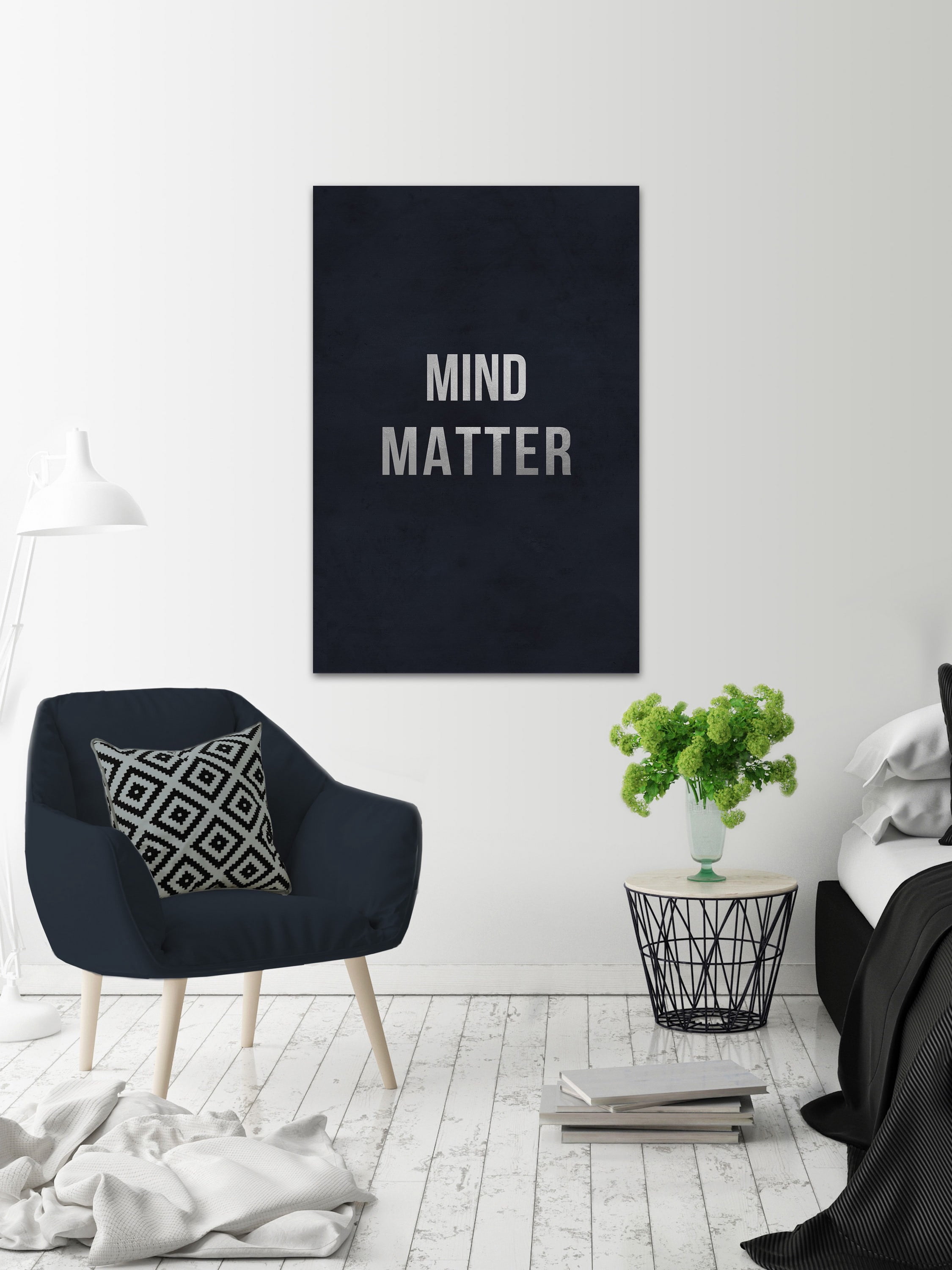 Mind Matter Painting Print on Wrapped Canvas