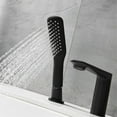 thumbnail image 5 of AWZTOO Matte Black Tub Faucet With Handshower Bathroom Bathtub Faucets Deck Mount Modern Tub Filler Trim With Hand Shower, 5 of 5