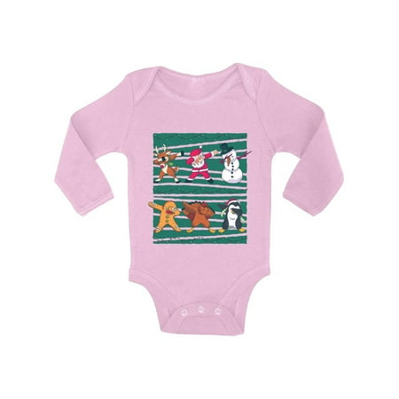 

Awkward Styles Ugly Christmas Baby Outfit Bodysuit Xmas Squad Dance Baby Romper