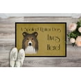 thumbnail image 2 of Sheltie Spoiled Dog Lives Here Door Mat, 2 of 4