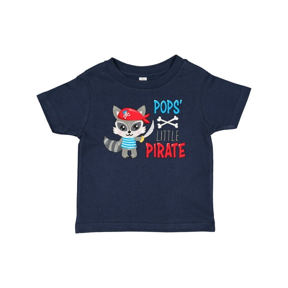 Inktastic Pops' Little Pirate Cute Raccoon with Sword Boys or Girls Baby T-Shirt