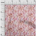thumbnail image 2 of oneOone Georgette Viscose Red Fabric Floral Dress Material Fabric Print Fabric By The Yard 42 Inch Wide, 2 of 4