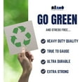 thumbnail image 6 of Plasticplace 65 Gallon Recycling Trash Bags │1.5 Mil │ Blue Heavy Duty Garbage Can Liners │ 50” x 48” (50 Count), 6 of 8