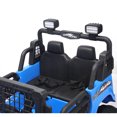 thumbnail image 6 of Joyracer 4WD 24 Volt Ride on Toy Truck with 2 Seater Remote Control & 800W Power Motors, Kids Ride on Car w/ 4 Wheels Spring Suspension, 3 Speeds, Bluetooth Music, Shovel, Blue, 6 of 9