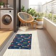 thumbnail image 4 of Yayeee Doormat for Inside 20"x32" Absorbent Low-Profile Washable Non-Slip Rubber Backed Entryway Rug, Cartoon Jellyfish Pattern, 4 of 8